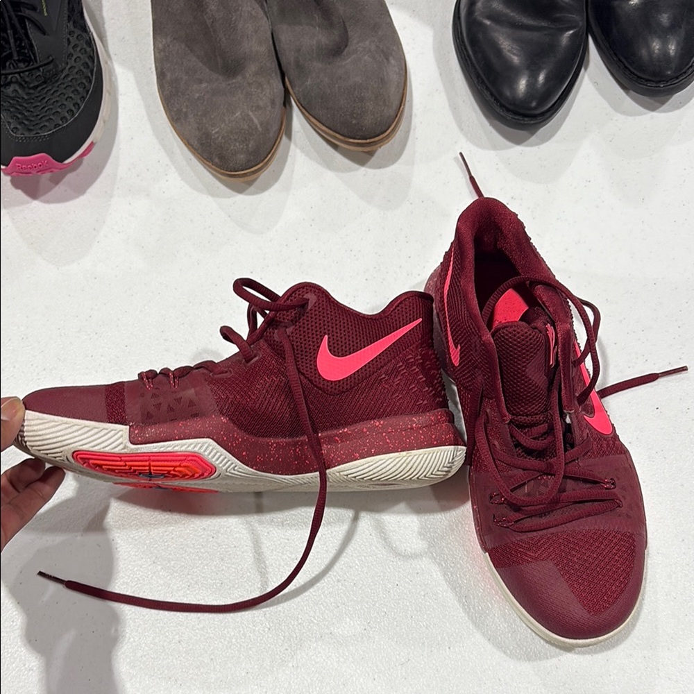 Nike Red and Pink Athletic Shoes